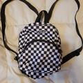 Vans Bags | $10 Off $60 Vans Got This Mini Checkered Backpack | Color: Black/White | Size: Os