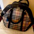 Burberry Bags | Burberry Orchard Check Bowling Bag With Dust Bag | Color: Black/Tan | Size: Os