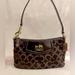 Coach Bags | Coach Signature Logo Shoulder Bag | Color: Brown/Purple | Size: Small