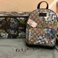 Gucci Bags | Gucci Blooms Backpack Gg Supreme Blue | Color: Black/Blue | Size: 9.5"X14"