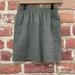 J. Crew Skirts | J Crew Mini Skirt Women's Size 0 Gray Multicolor Wool Blend Speckled Pull On | Color: Gray | Size: 0