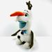 Disney Toys | Disney Frozen Knit Olaf Plush Snowflake Sparkles Snowman 14" Stuffed Toy | Color: Orange/White | Size: Osg