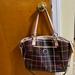 Coach Bags | Coach Large Crossbody Bag. Brown With Red, White, Blue And Green Stripes. | Color: Brown | Size: Os