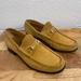 Gucci Shoes | Gucci Horsebit Yellow Suede Loafers Size 37.5 Narrow | Color: Gold | Size: 7.5