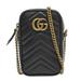 Gucci Bags | Gucci Gg Marmont Mini Shoulder Bag Black Gold Hardware Leather | Color: Black | Size: Os