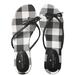 Kate Spade Shoes | Kate Spade Ny Black And White Check Gingham Flip Flop, Size 8.5, Like New! | Color: Black/White | Size: 8.5