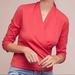 Anthropologie Tops | Anthropologie Maeve Coral Cross- Front Top, Size Xs | Color: Pink | Size: Xs