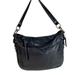 Coach Bags | Coach Est.1994 F14707 Black Leather Gold Accents Handbag Hobo Shoulder Bag Med | Color: Black/Gold | Size: Medium