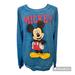 Disney Shirts & Tops | Disney | Mickey Blue Juniors Sweatshirt | Size Xl (15-17) | Color: Blue | Size: Xlg