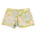 Lilly Pulitzer Shorts | Lilly Pulitzer Jubilee Shorts 2 Green Blue White Floral Butterfly Pockets 50th | Color: Blue/Green | Size: 2