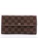 Louis Vuitton Bags | Louis Vuitton Damier Ebene Leather Sarah Wallet | Color: Brown/Tan | Size: Os