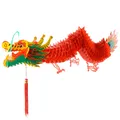 Guirlande lanterne Dragon chinoise suspendue de 1.6m/1.0m ornements pour le nouvel an lunaire