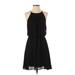 Lush Casual Dress - Mini: Black Solid Dresses - Women's Size Medium