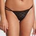 Women's PINK Dot Mesh Thong Panty