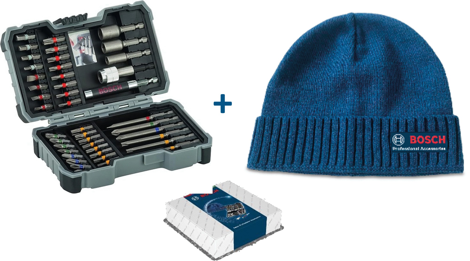 Coffret de 43 pièces de vissage + douilles + bonnet offert BOSCH 0615997658