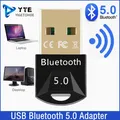 YIGETOHDE Adattatore Bluetooth 5.0 Ricevitore Wireless BT 5.0 Dongle Trasmettitore ad alta velocità Mini Adattatore USB Bluetooth per PC portatile