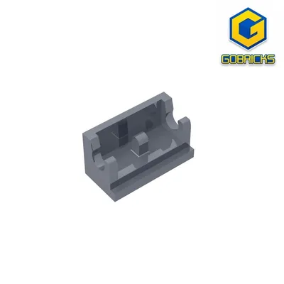 Gobricks GDS-829 Scharnier Ziegel 1x2 Basis kompatibel mit lego 3937 stücke von kinder spielzeug Image