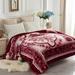 2 Side Printed Warm Fleece Bed Blanket in King Size