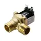 Solenoid Valve 220V DC 12V 24V DN15 G1/2 1/2'' Brass Electric Solenoid Valve Normally Closed Water