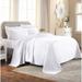 Jacquard Solid Cotton Basketweave Bedspread Set in King Size