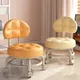 360°Rotating Backrest Stool Household Children's Chair Waterproof PU Leather Seats Low Stool with