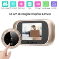 Digital LCD 2.8inch Video Doorbell Peephole Viewer Door Eye Monitoring Camera 90 Degree Doorbell