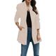 SZXZYGS Womens Coatigan Xs Womens Coats Winter Wool Long Women S Spring/Autumn/Winter Solid Color Woolen Coat Petite