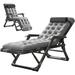 Folding Chaise Lounge Chair 5-Position Folding Cot Heavy Duty Patio Chaise Lounges for Outside Poolside Beach Lawn Camping