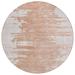 Addison Rugs Chantille ACN705 Terracotta 8 x 8 Indoor Outdoor Round Area Rug Easy Clean Machine Washable Non Shedding Bedroom Entry Living Room Dining Room Kitchen Patio Rug