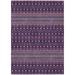 Addison Rugs Chantille ACN708 Purple 3 x 5 Indoor Outdoor Area Rug Easy Clean Machine Washable Non Shedding Bedroom Entry Living Room Dining Room Kitchen Patio Rug