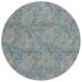 Addison Rugs Chantille ACN677 Blue 8 x 8 Indoor Outdoor Round Area Rug Easy Clean Machine Washable Non Shedding Bedroom Entry Living Room Dining Room Kitchen Patio Rug