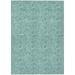 Addison Rugs Chantille ACN662 Teal 8 x 10 Indoor Outdoor Area Rug Easy Clean Machine Washable Non Shedding Bedroom Entry Living Room Dining Room Kitchen Patio Rug