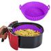 Jacenvly Room Decor Aesthetic Clearance Fryer Silicone Pot Fryer Silicone Baking Pan Fryer Tray Christmas Decorations Indoor