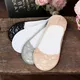 SP&CITY Solid Female Lace Slippers High Heels Invisible Socks Women Hollow Out Breathable Soft