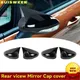 Pair Side Wing Mirror Cover For Ford Fiesta MK7 2008 - 2017 Add On Side Rear View Mirror Cap Cover