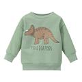 Wiueurtly 2t Zip up Hoodie Boy Toddler Baby Girls Boys Sweatshirt Tops Outwear Green Dinosaur Prints For Babys Clothes