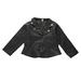 Fesfesfes Girls Dressy Outfits Faux-Leather Lapel Jacket Zipper Outerwear Coat Saving Clearance