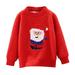 Bjutir Toddler Boys Girls Sweater Casual Tops Xmas Child Kids Baby Cute Cartoon Sweater Pullover Tops Outfits Christmas For 3-4 Years