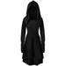 EHQJNJ Baby Clothes For Girls Winter Teens Hooded Robe Lace up Vintage Pullover High Low Long Hoodie Dress Cloak For Big Girls Black Striped Toddler 2T Girl