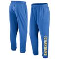 Men's Fanatics Branded Powder Blue Los Angeles Chargers Chop Block Fleece Sweatpants