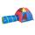 Pacific Play Tents Hide Me Tent and Tunnel Combo - Blue/Red/Yellow - Easy Set-Up - Indoor/Outdoor - Ages 4+ - Creative Play | 20414