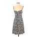 Ann Taylor LOFT Casual Dress - Slip dress: Blue Baroque Print Dresses - Women's Size X-Small