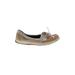 Sperry Top Sider Flats Tan Shoes - Women's Size 8 - Round Toe