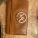 Michael Kors Bags | Michael Kors Wallet With Snap & Zipper Credit Card Holder & Change Leather | Color: Tan | Size: Os