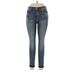 FRAME Denim Jeggings - High Rise: Blue Bottoms - Women's Size 31 - Dark Wash