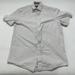 Michael Kors Shirts | Michael Kors Men Shirt Small S Gray White Button Up Short Sleeve Classic Fit | Color: Gray/White | Size: S