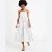 Madewell Dresses | Madewell Cami Tier Midi Dress In Stripe | Color: Blue/White | Size: 0