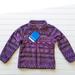 Columbia Jackets & Coats | Nwt Columbia Fleece Jacket Girls Full Zip Sz 4t Three Lakes Print | Color: Purple | Size: 4tg