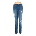 Hudson Jeans Jeggings - Mid/Reg Rise: Blue Bottoms - Women's Size 29 - Medium Wash