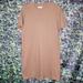 Madewell Dresses | Madewell Shirt Dress Womens Size Medium Khaki Light Brown | Color: Tan | Size: M